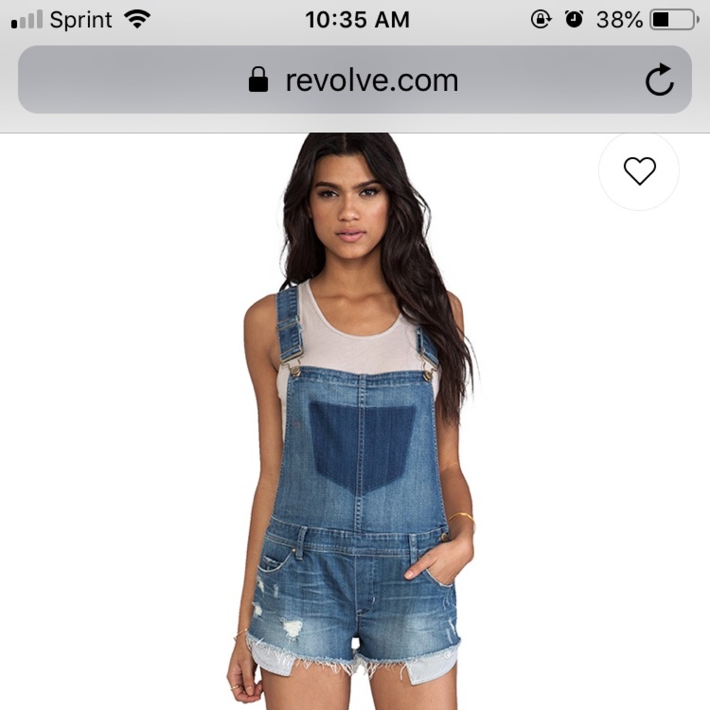 Blank NYC overall shorts